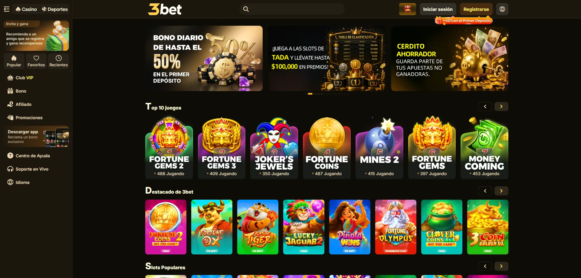 Apuestas deportivas en vivo en 3bet Casino — Liga MX y más